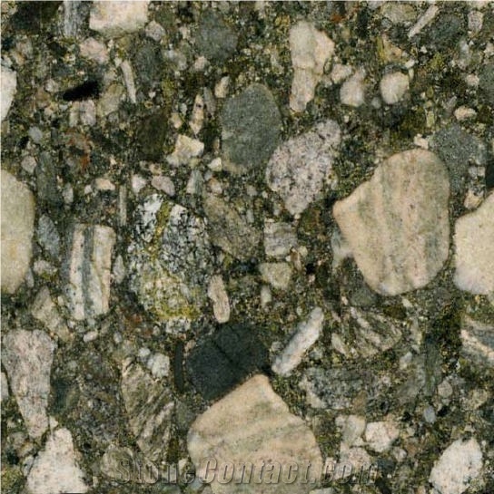 Calypso Green Granite Tile