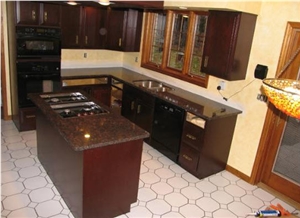 Chestnut Brown Granite Finished Product