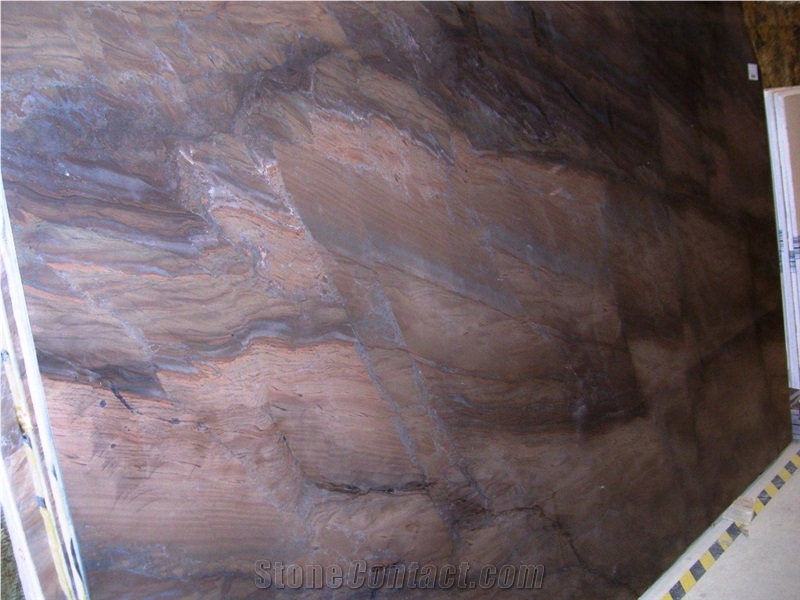 Copper Dune Brown Quartzite Slab