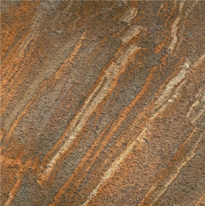 Copper Dune Brown Quartzite Tile