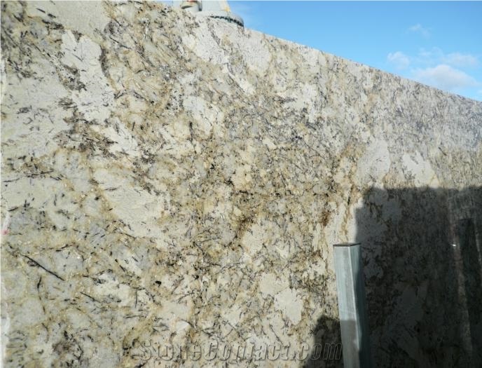 Crystal Cream Granite Slab