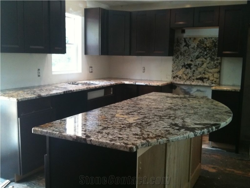 Delicatus Brown Granite Finished Product