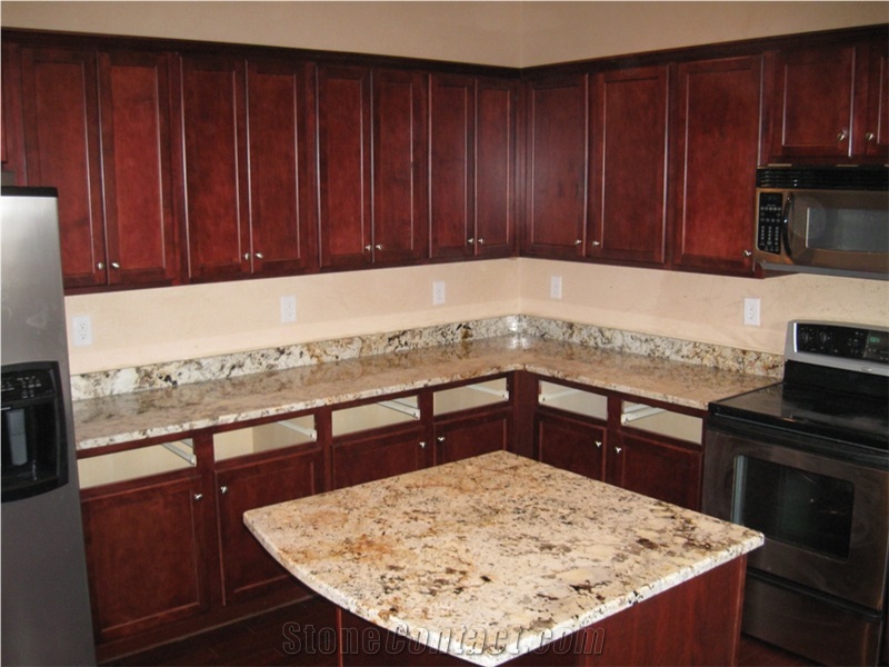 Delicatus Gold Granite Finished Product
