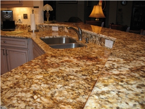 Delicatus Gold Granite Finished Product