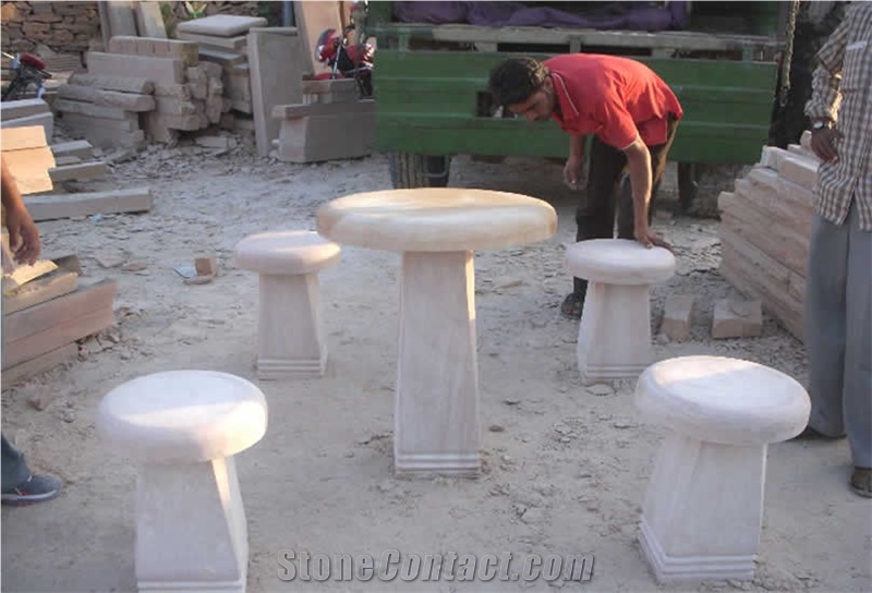 Dholpur Beige Sandstone Finished Product