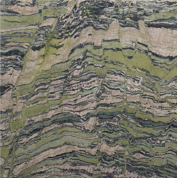 English Oak Green Quartzite Tile
