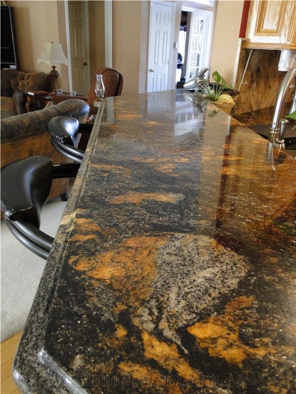 Forest Fire Granite Finished Product