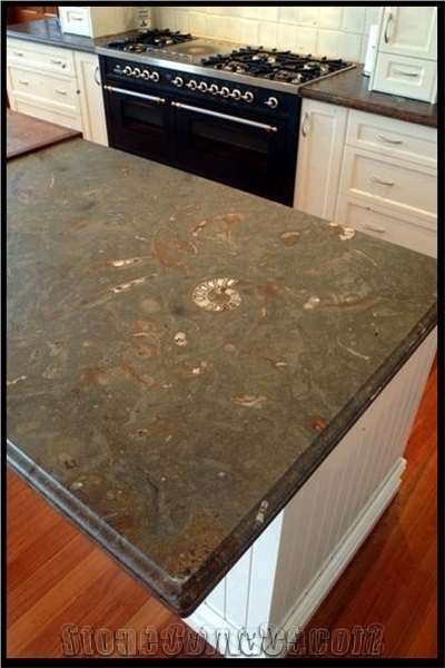 Fossil Brown Marble Finished Product