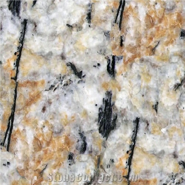 Golden Flakes Granite Tile