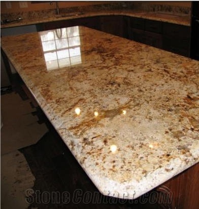 Golden Odyssey Granite Finished Product