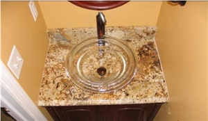 Golden Odyssey Granite Finished Product