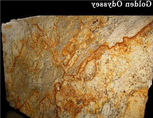 Golden Odyssey Granite Slab