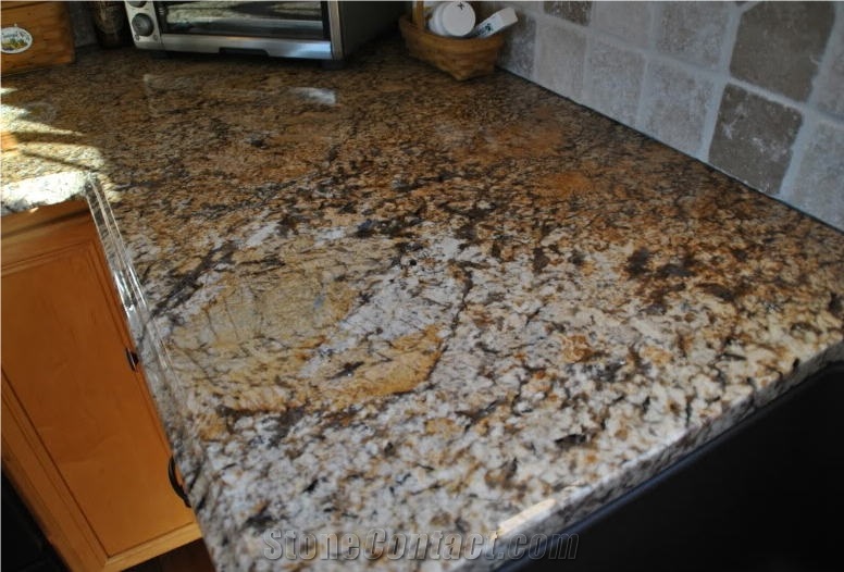 Golden Persa Granite Finished Product
