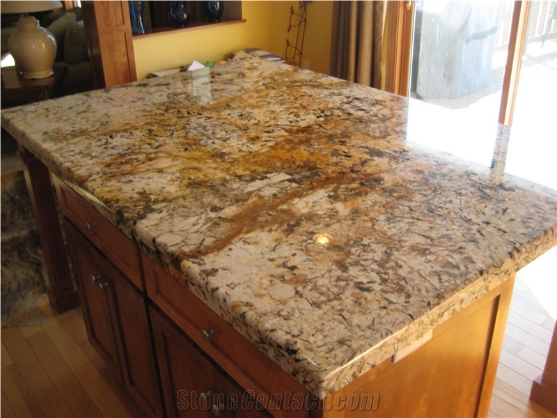 Golden Queen Granite Finished Product