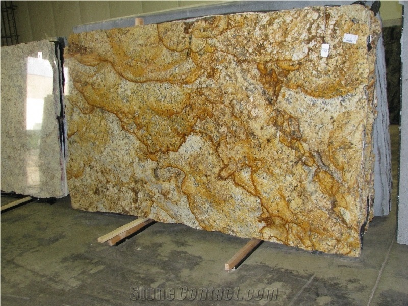 Golden Rustic Granite Slab