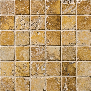 Golden Sienna Travertine Finished Product