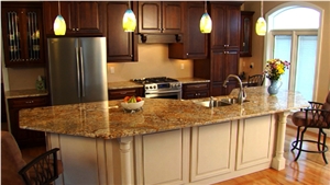 Golden Silver Granite Finished Product