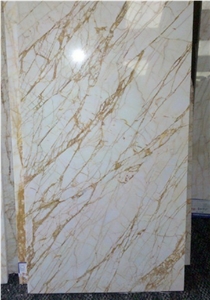 Golden Spider Marble Finished Product