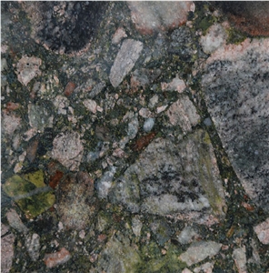 Green Mosaic Granite Tile