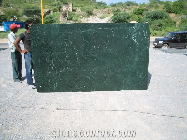 India Green Marble Slab
