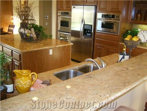 Ivory Gold Granite Finished Product
