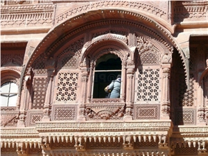 Jodhpur Pink Sandstone Finished Product