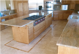Juparana Colombo Gold Granite Finished Product