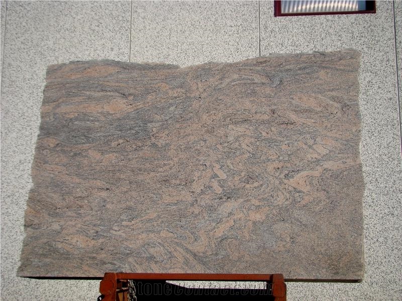 Juparana India Granite Slab