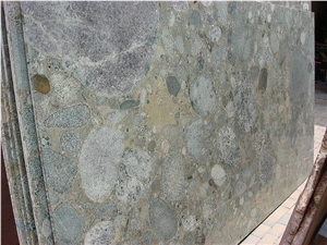 Jurassic Green Mosaic Granite Slab