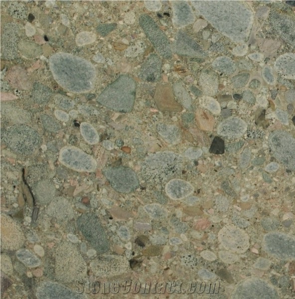 Jurassic Green Mosaic Granite Tile