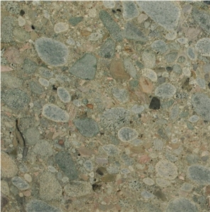 Jurassic Green Mosaic Granite Tile