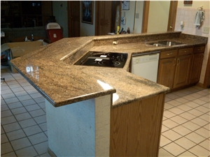 Key West Gold Granite Finished Product