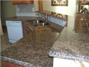 Key West Gold Granite Finished Product