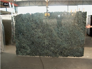 Labradorite Green Granite Slab