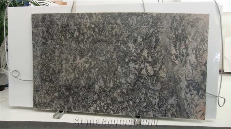 Leopard Grey Marble Slab