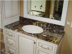 Marron Imperial Marble Finished Product