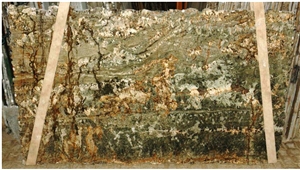 Minsk Green Gold Granite Slab