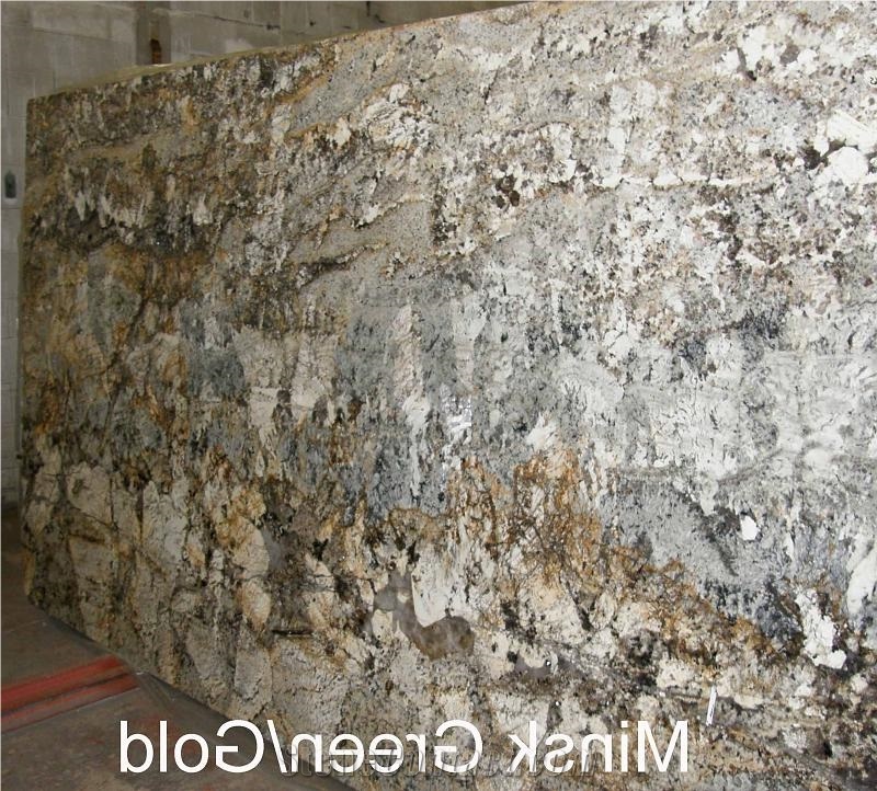 Minsk Green Gold Granite Slab