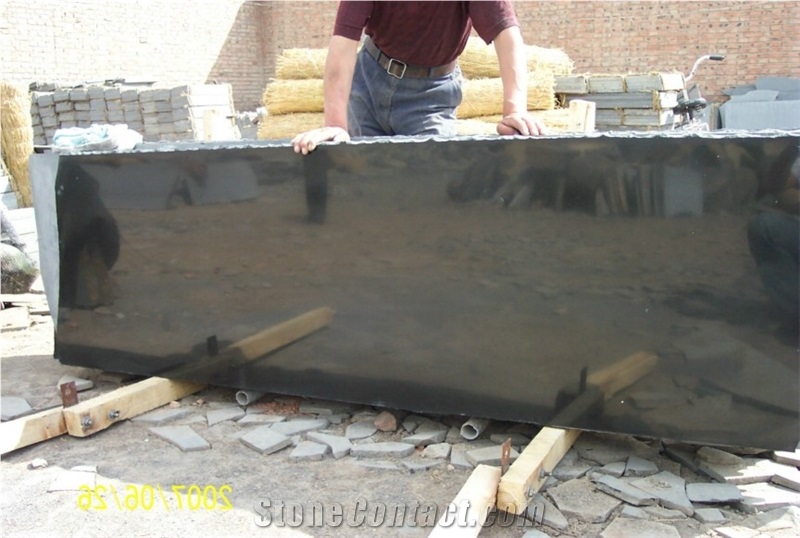 Mongolia Black Granite Slab