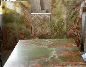 Multicolor Green Onyx