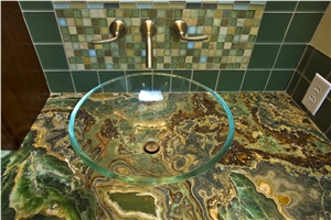 Multicolor Green Onyx