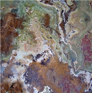 Multicolor Green Onyx