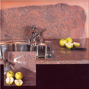 Multicolor Red Granite Finished Product