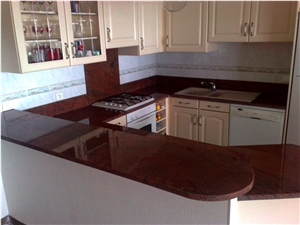 Multicolor Red Granite Finished Product