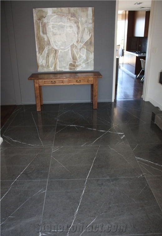 Pietra Gray Marble Finished Product