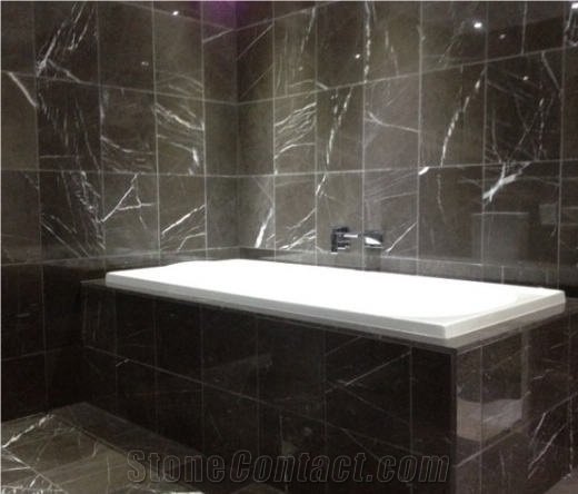 Pietra Gray Marble Finished Product