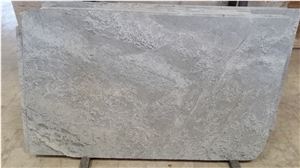 Real Silver Marble Slab
