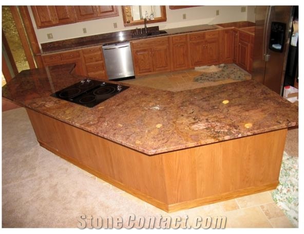 Red Montana Granite Finished Product