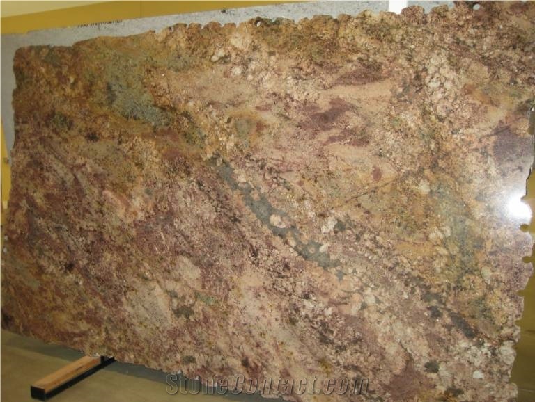 Red Montana Granite Slab