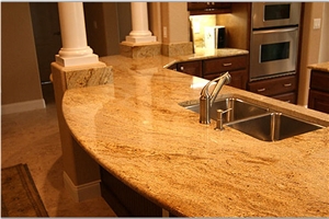River Gold Granite Finished Product